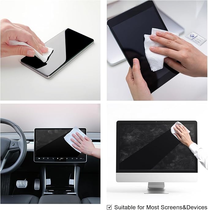 Screen Wipes for Electronics, Car Screen Cleaner, Lens Wipes Individually - Image 6