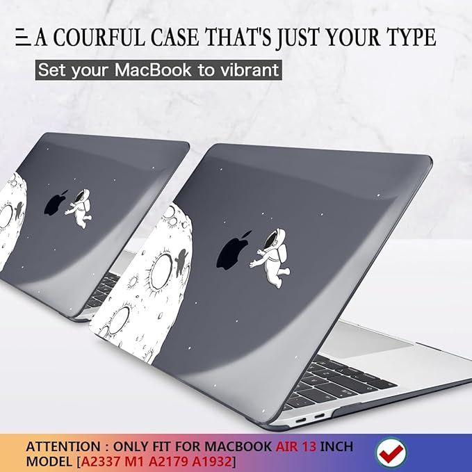 CISSOOK Case Compatible with MacBook Air 13 Inch 2021 2020 2019 2018 Release - Image 3