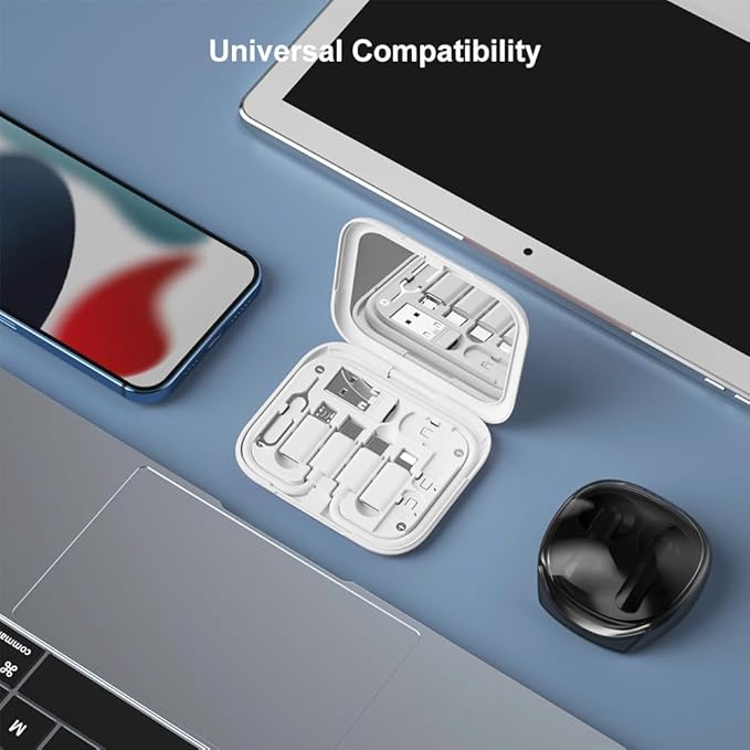 USB-C to USB Adapter, USB C to Lighting Cable Box Contains Makeup Mirror/USB C - Image 3
