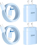 USB C Phone 16 15 Charger Fast Charging, 30W Phone 16 15 Pro Max Charger Block by DiHines