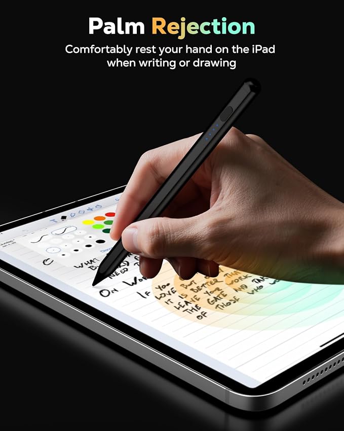 MoKo Pencil for iPad 11th 10th Gen, Stylus Pen for 2018-2025 Apple iPad - Image 4