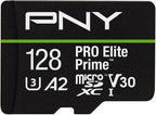 PNY 128GB PRO Elite Prime™ C10 U3 V30 A2 microSDXC Flash Memory Card & - Image 3