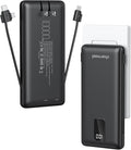 charmast Portable Charger with Built-in Cables & Wall Plug, 10000mAh Portable by Charmast