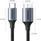 UGREEN 10 Gbps Micro B to USB C Hard Drive Cables, 3.3FT USB C to Micro B - Image 9