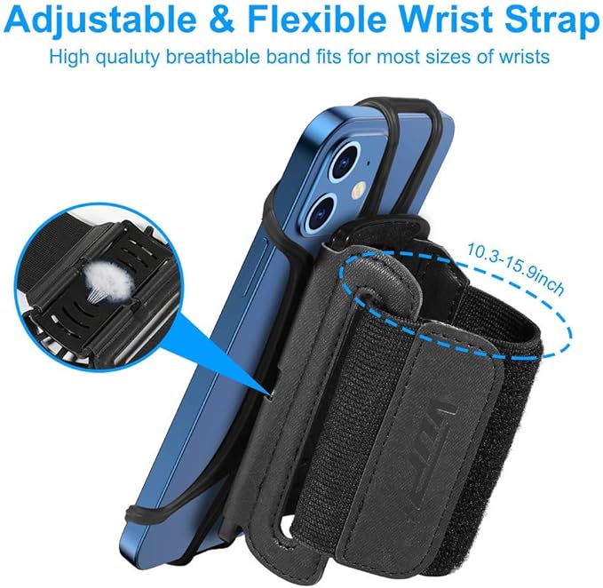 VUP Wristband Phone Holder, 360° Rotatable Forearm Armband - Image 5