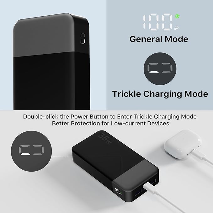 NOBIS Portable Charger, 20000mAh Power Bank, 35W Power Bank Fast Charging - Image 5