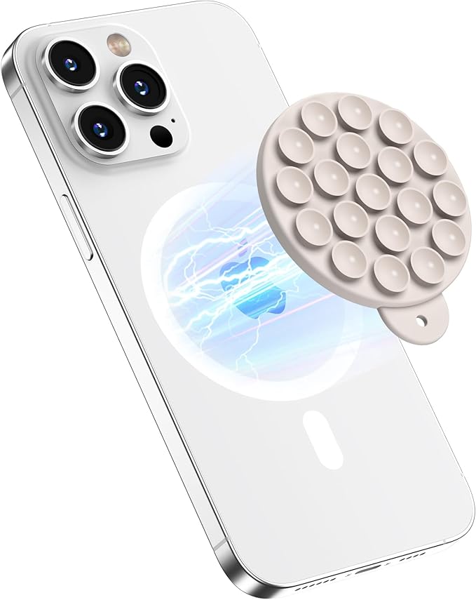 Magnetic Suction Cup Phone Mount by HSAOHD