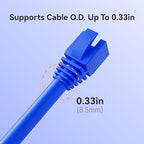 CableGeeker 100-Pack Cat7 / Cat8 RJ45 Strain Relief Boots, RJ45 Boot, Cat 6 Boot - Image 3