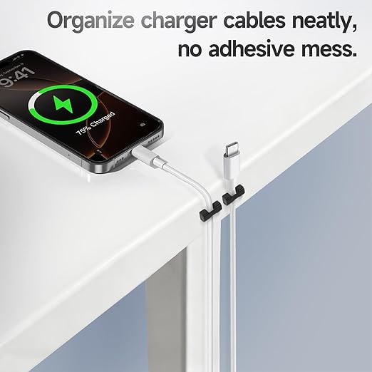10 Pack Magnetic Cord Organizer Holder, Cable Clips - Image 7