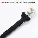 Braided Sleeving 2:1 Shrinkable Fabric Heat Shrink Tubing- Abrasion Protection - Image 3