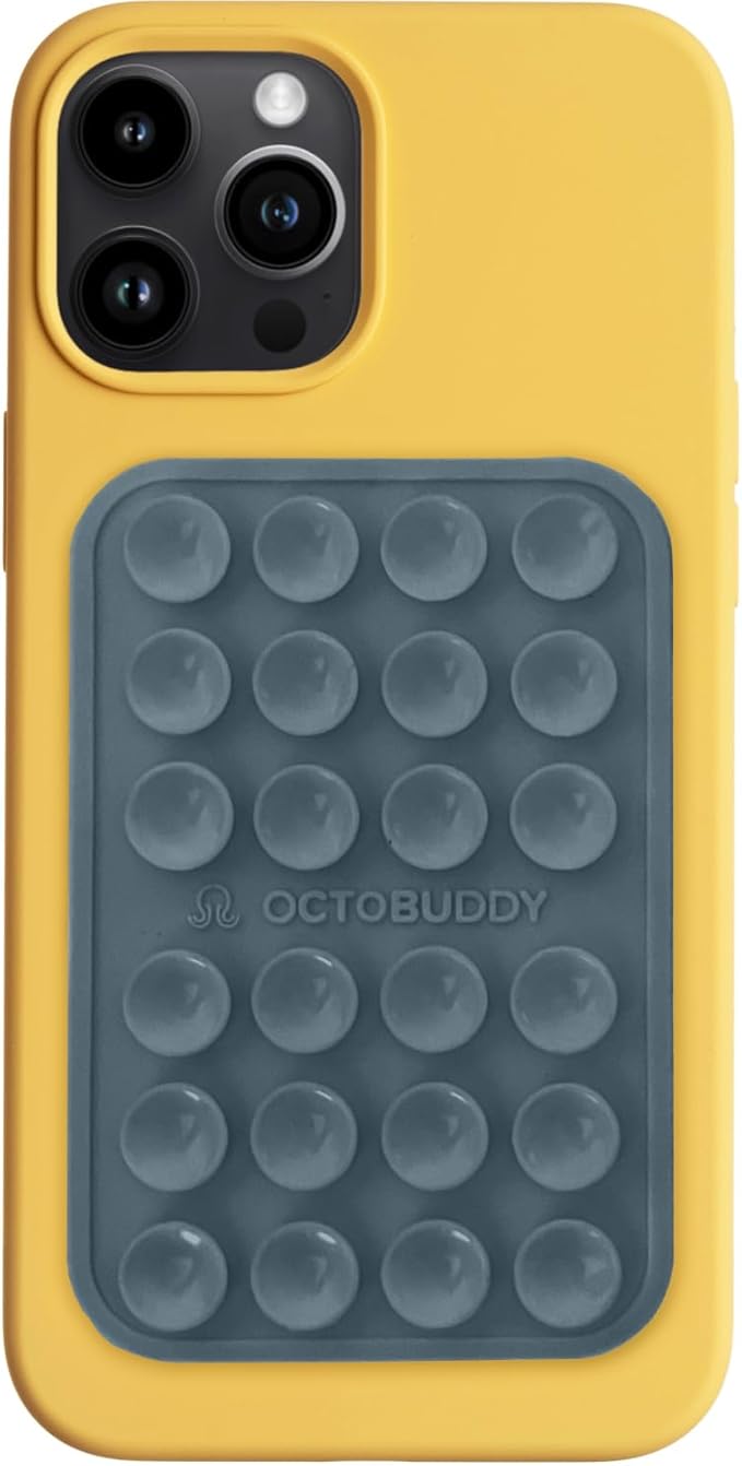 Classic MAX - Silicone Suction Phone Case Adhesive Mount - Hands-Free, Strong by Octobuddy