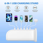 USB Charging Station for Multiple Devices, 40W Multiport Charger Tower - Image 4