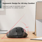 Nulea M501 Wireless Trackball Mouse, Rechargeable Ergonomic, Thumb-Controlled - Image 5