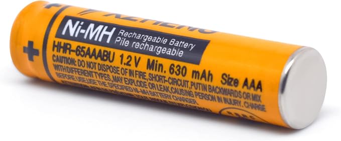 AAA Battery 8PCS 1.2V 630mAh NI-MH Rechargeable HHR-65AAABU - Image 8