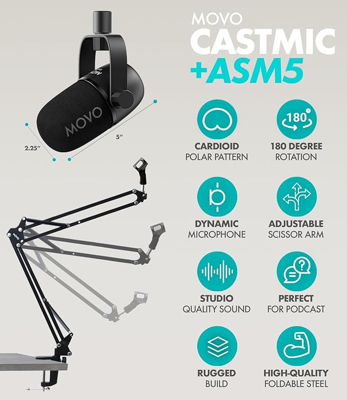 Movo PodPro Portable Podcast Equipment Bundle - Image 6