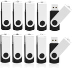 KOOTION 10 X 1GB USB Flash Drive 1gb Flash Drive Swivel Thumb Drive Memory by KOOTION