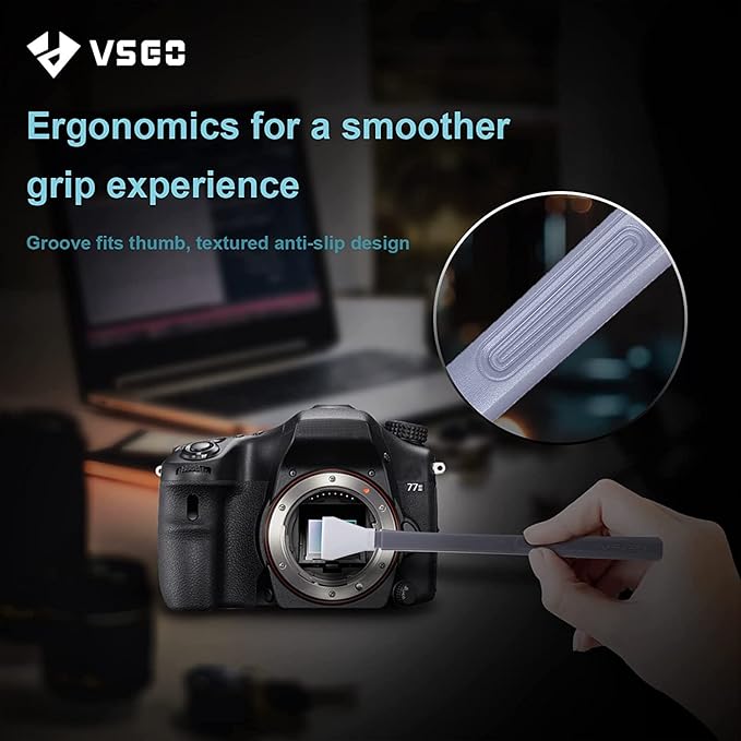 VSGO VS-S02-E APS-C Digital Camera Sensor Cleaning Kit Clean Swab × 10 - Image 7