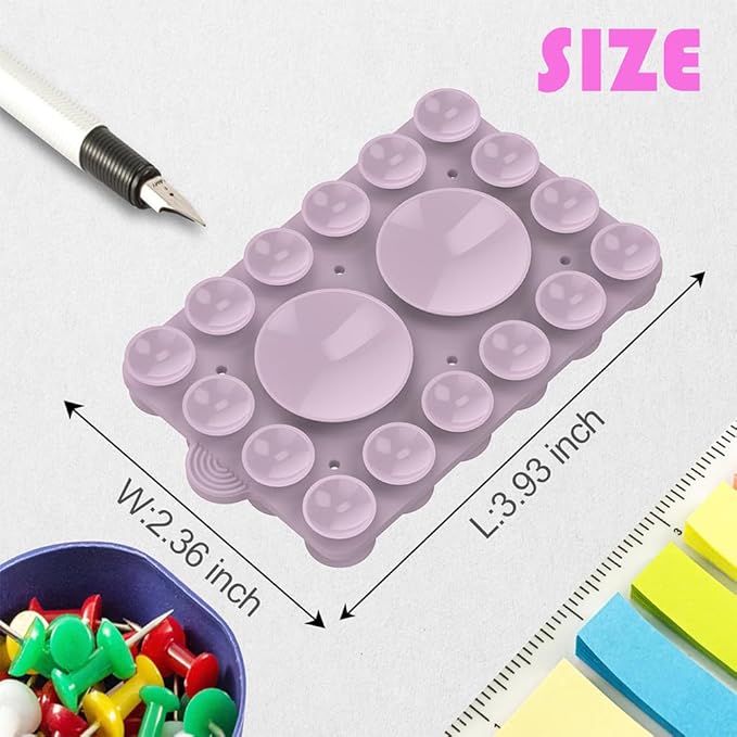 Double Sided Silicone Suction Phone Holder Mount, Compatible - Image 4