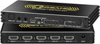 4K@120Hz HDMI 2.1 Switch 4 in 1 Out by CORSAHD