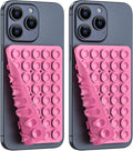 2PACK Silicone Double Sided Suction Phone Case Mount, Detachable Hands Free & by CMZZ