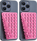 2PACK Silicone Double Sided Suction Phone Case Mount, Detachable Hands Free & by CMZZ