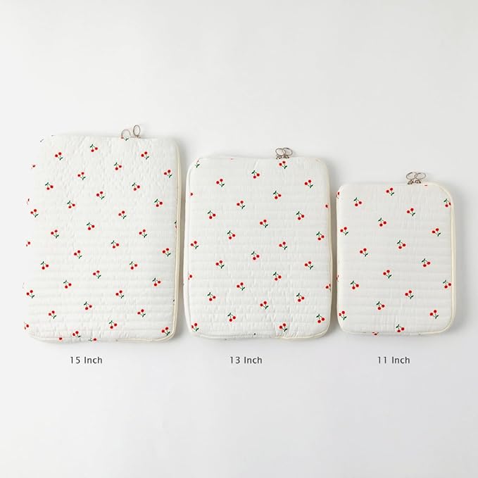 Puffy Laptop Sleeve 13-15.6 Inch Cute Quilted Laptop Protective Case Padded - Image 8