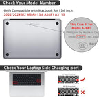 for 2025 2024 2023 2022 MacBook Air 13 inch Case M4 A3240 M3 A3113 M2 A2681 - Image 2