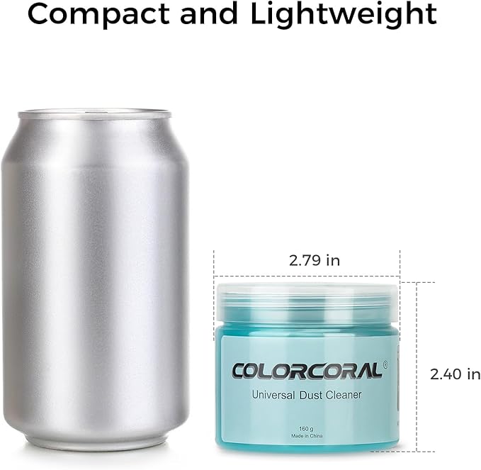 COLORCORAL 2Pack Car Cleaning Gel Universal Dust Cleaner - Image 3