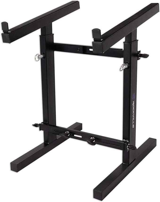 Rockville RXS20 Portable Mixer Stand 300 lbs Capacity, Adjustable Height 24-36in - Image 4