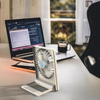 Mini Portable Fan, Silent Rechargeable Desk & Handheld - Image 3