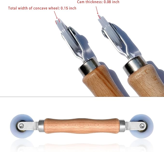 BAYTORY 3Pcs Screen Tool, Window Screen Spline Roller Tool - Image 4