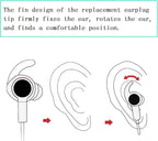 Silicone Earbud Tips 3 Pairs SML Soft and Comfortable Noise Isolation - Image 5