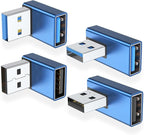 AreMe 90 Degree USB 3.0 Adapter 4 Pack, Up and Down Angle, Left and Right Angle by AreMe