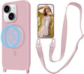 for iPhone 16 Case with Lanyard, Crossbody Phone Case with Neck Strap Adjustable by VooDirop