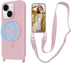 for iPhone 15 Case with Lanyard, Crossbody Phone Case with Neck Strap Adjustable by VooDirop