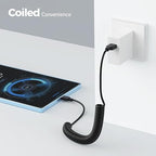 Cable Matters 2-Pack Coiled USB Cable 2-4 Feet - Image 2