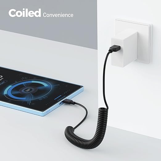 Cable Matters 2-Pack Coiled USB Cable 2-4 Feet - Image 2