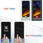 3 Pack Galaxy S25 Ultra Privacy Anti spy Screen Protector, 9H Hardness Tempered - Image 3