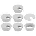 uxcell 6 Pcs 35mm Desk Grommet, Plastic Cable Hole Cover, Wire Cord Cable by uxcell