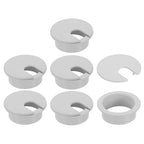uxcell 6 Pcs 35mm Desk Grommet, Plastic Cable Hole Cover, Wire Cord Cable by uxcell