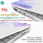 Tuiklol Case for 15 Inch Microsoft Surface Laptop 5/4/3 2022-2020, Model - Image 2