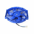 2PCS 10 inch Slim Fan Push Pull Electric Radiator Cooling 12V 80W Mount - Image 4