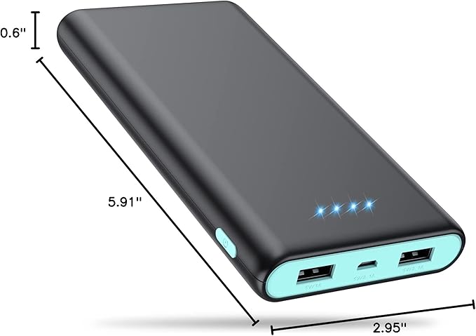 Portable Charger Power Bank 25, 5V/3A USB C in&Out Fast Phone Charging - Image 8