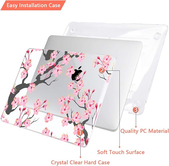 CISSOOK Cherry Blossoms Hard Shell Case - Image 8