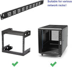 1U Hinged Vented Rack Mount Blank Panel Spacer - Image 5