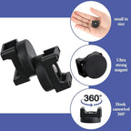 Yookeer 12 Pcs Magnetic Zip Tie Mount Base Black Magnetic Cable Clips Wire - Image 3