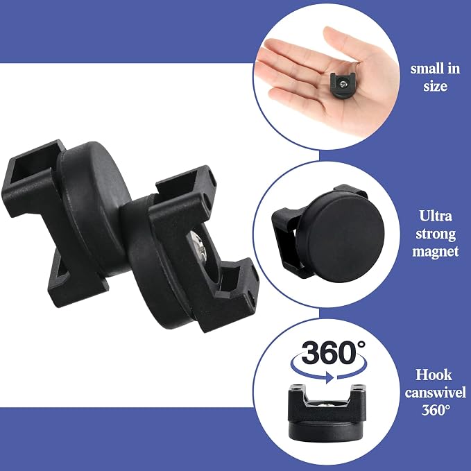 Yookeer 180 Pieces Magnetic Zip Tie Mount Multipurpose Cable Holder Magnets - Image 3