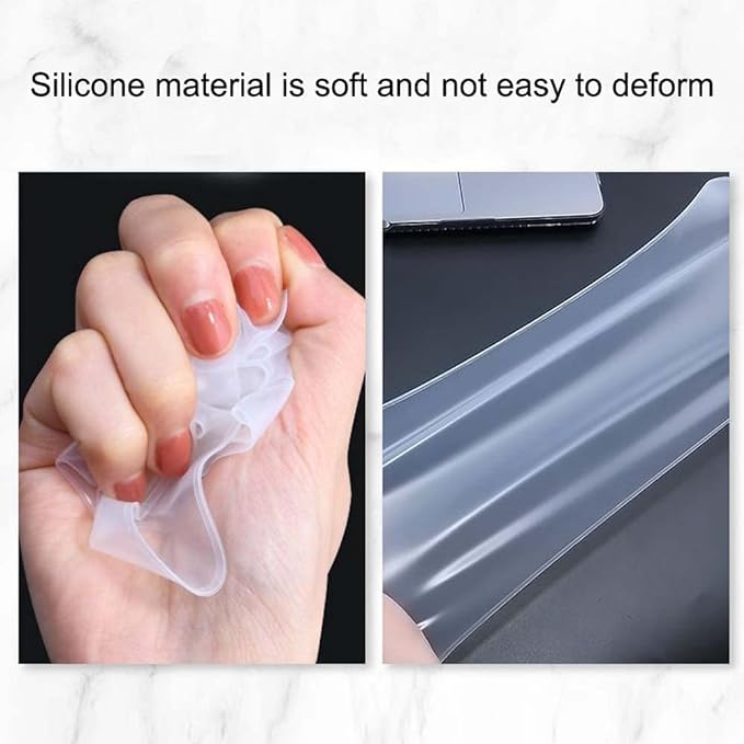 Universal Clear Desktop Computer Keyboard Protection Skin Protector Cover - Image 7