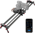 NEEWER 31.5"/80cm Motorized Camera Slider, App Wireless Control DSLR Carbon by Neewer