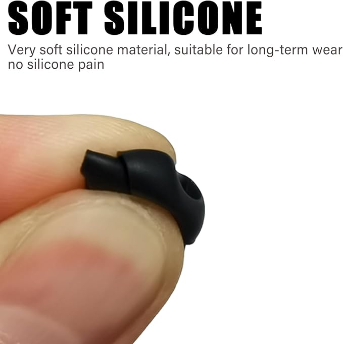 Double Flange Ear Tips for Beats Studio Buds Replacement Earbuds Tips for Beats - Image 2